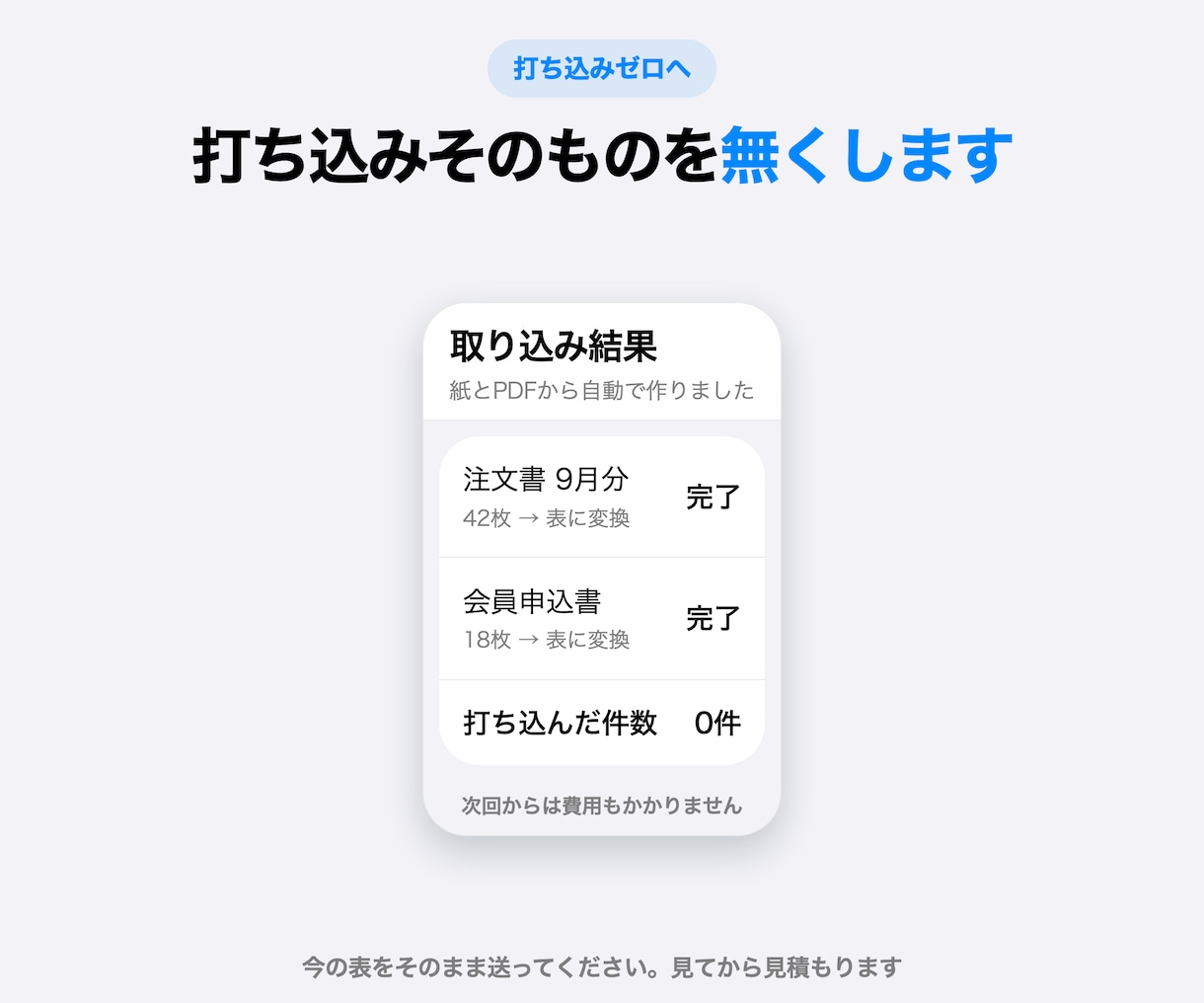 データ入力と転記の手作業を自動化します 8,000円から。仕組み化で外注費を無くします イメージ1