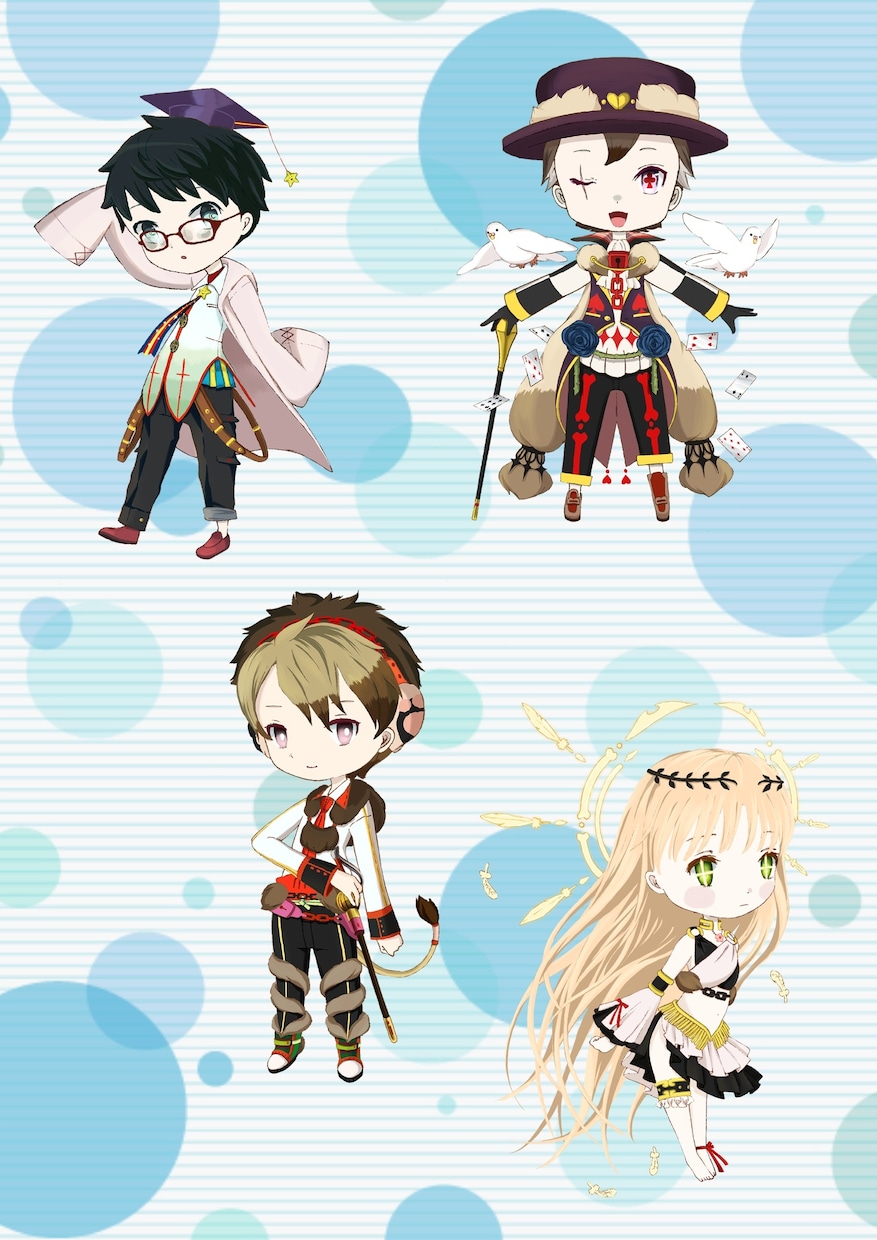 オーダーメイド！あなたの考えるキャラを作ります かわいいSDキャラクター★オリジナルのキャラ、作ります！ イメージ2