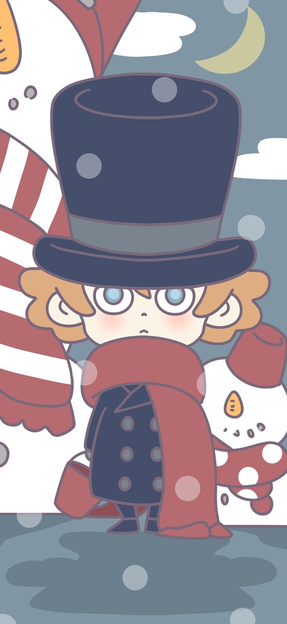 かわいいちびキャラの待ち受けイラストお描きします かわいいチビーズがたくさん待っています！ イメージ7