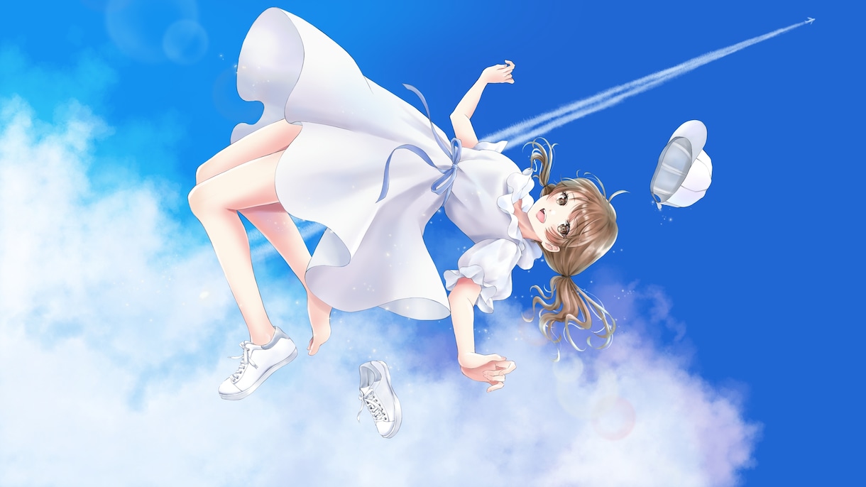 パッと目をひくサムネ、ヘッダーお描きします オリキャラや可愛いキャラクターで目立つ一枚絵をお描きします イメージ8