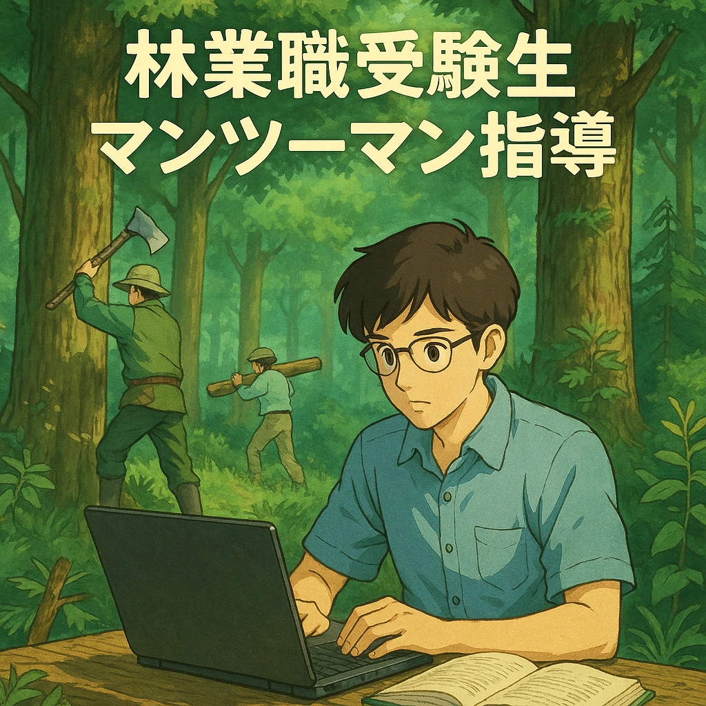 公務員試験林業職受験生を徹底サポートします チャット相談で合格までマンツーマン指導！ イメージ1