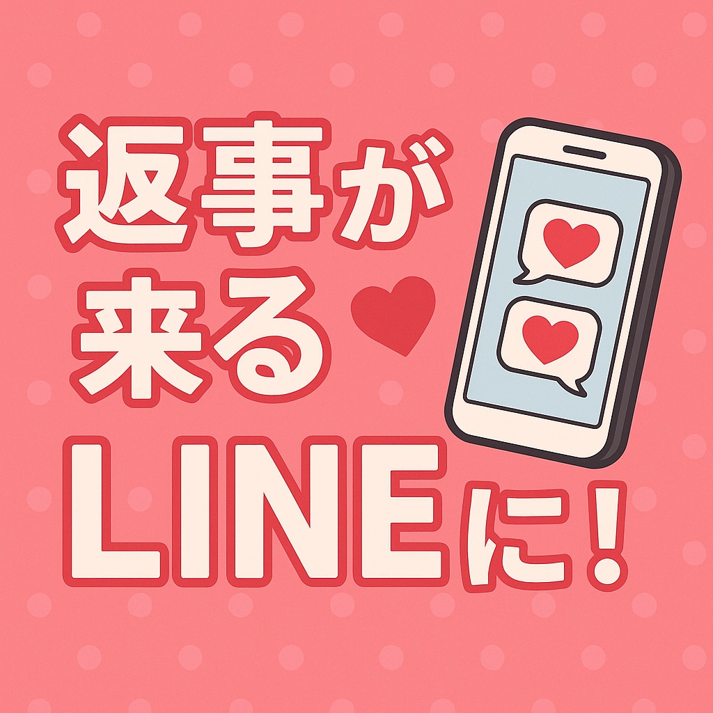 既読無視される。心を動かす恋愛LINE添削します その一通で未来が変わる。感情と言葉をつなぐお手伝い イメージ1