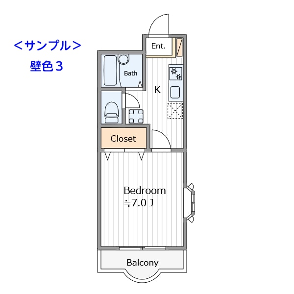 英語表記の間取り図作ります ネット広告にもチラシにも最適な間取図を自社ソフトで作成。 イメージ7