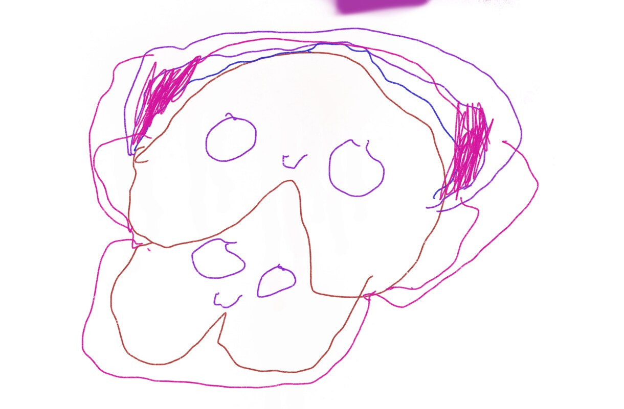 子供っぽいイラストを３枚作成します テーマに沿って幼稚園児が描いた風のイラストを制作します イメージ1