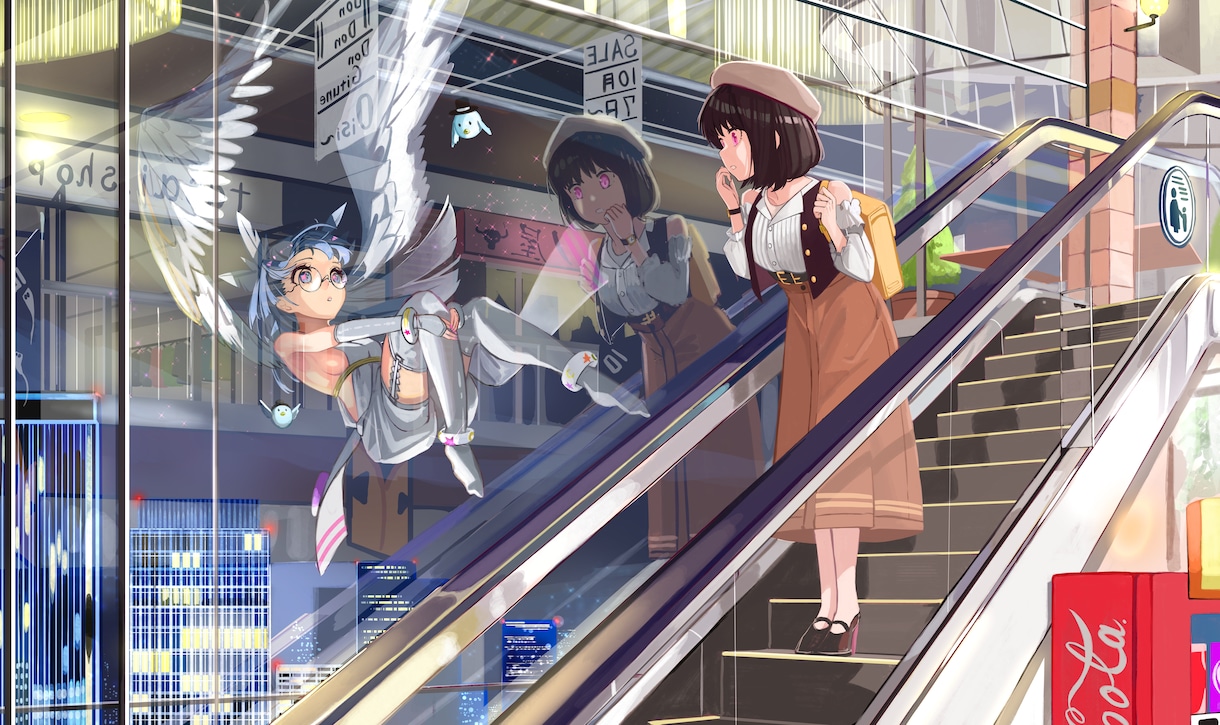 アイコンや背景込イラスト制作します アイコンから商法動画(ED画面)やアイコンにお気軽にどうぞ！ イメージ6