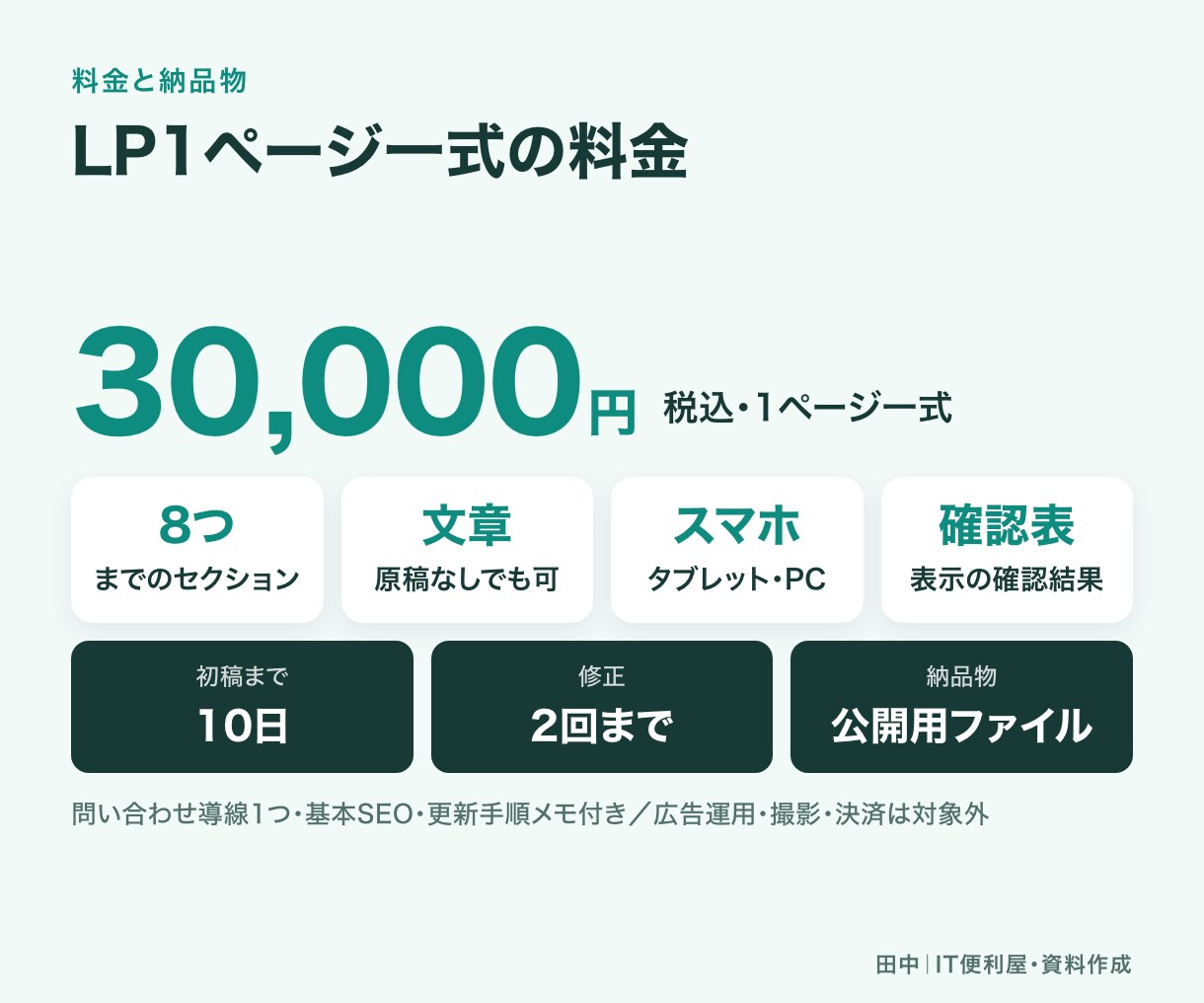 反応を取りやすいLPを一式制作します 構成・文章・実装・スマホ対応まで一式で納品 イメージ6