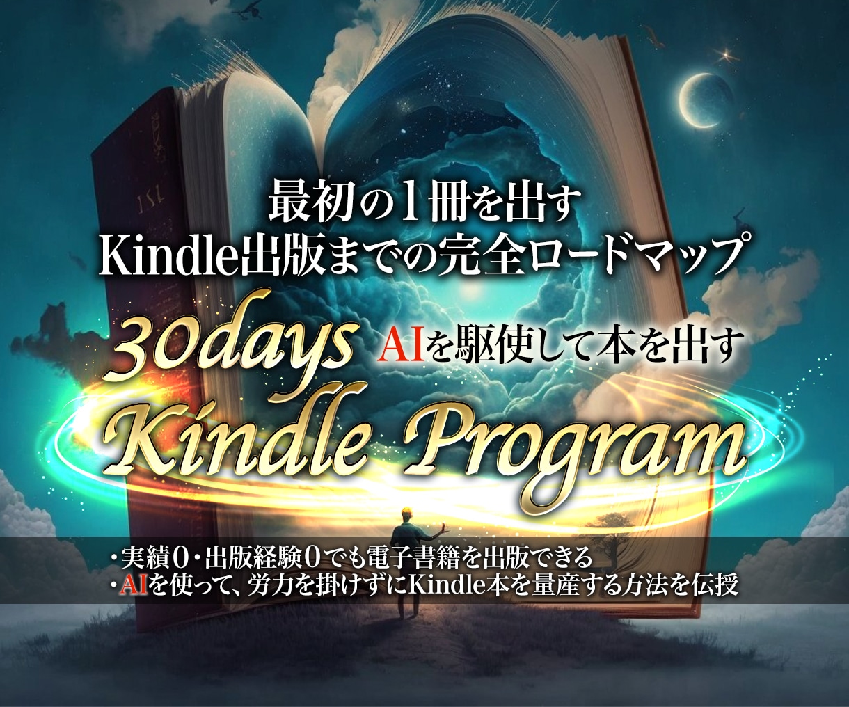 AIを駆使して30日で電子書籍出す方法を教えます （Kindle出版）最初の1冊を出す完全ロードマップ イメージ1