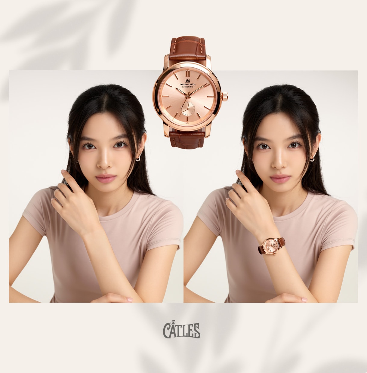 撮影・モデル不要！“AIで売れる広告写真”作ります 商品写真を送るだけでAIモデルとの自然な合成画像を作成します イメージ2
