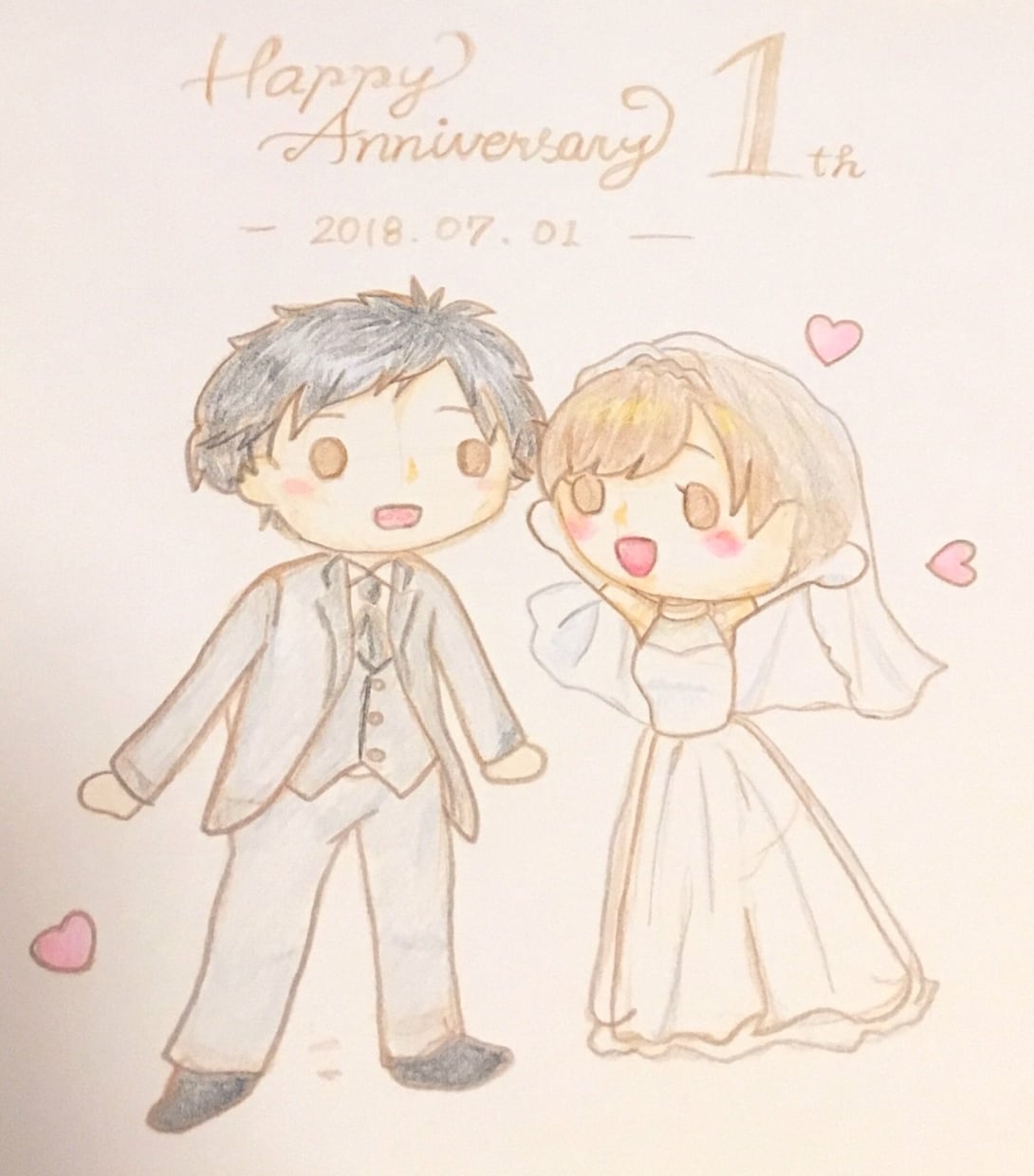 メッセージ付イラストお描きします ☆大好きな人、お世話になっている人に、記念に☆ イメージ2