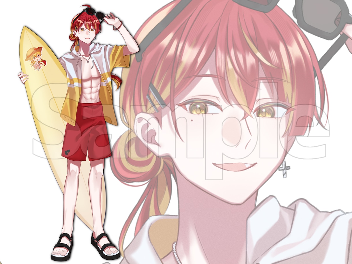 商用・二次・キャラデザ込み！　立ち絵制作いたします 衣装や表情にもこだわり、活動に長く使えるものをお届けします イメージ3