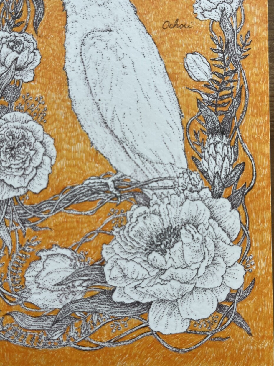 動植物の点描イラストを描きます ペン画で繊細な線と点の絵を描きます！ イメージ3