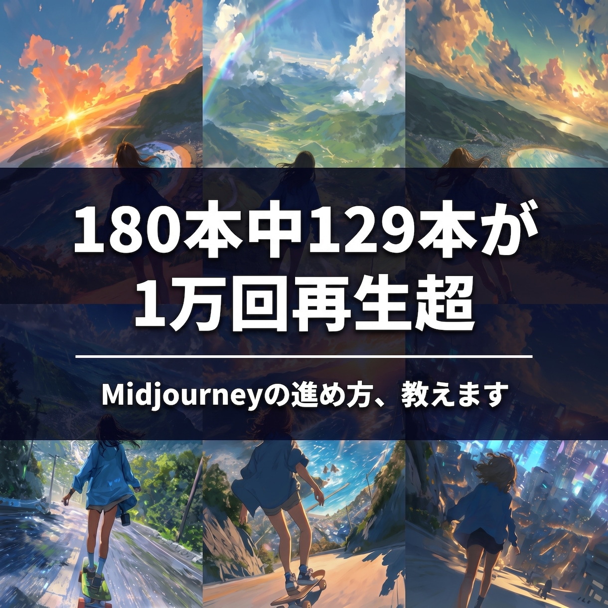 Midjourney世界観が揃う作り方教えます 180本中129本が1万回再生。その進め方をお伝えします イメージ1