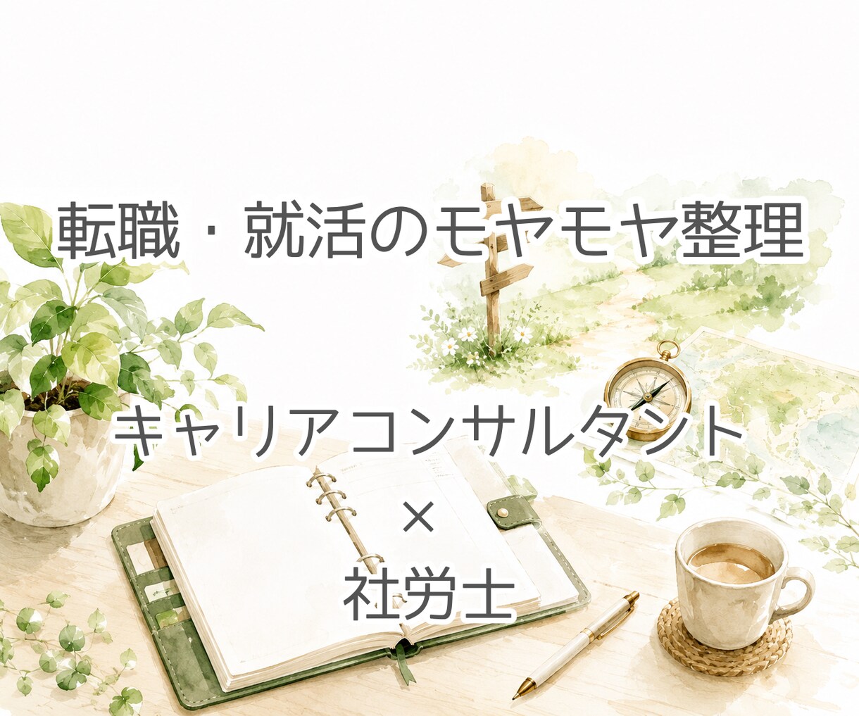 転職・就活のモヤモヤ、一緒に整理します 辞める・続ける―答えを出す前に、まず整理しませんか イメージ1