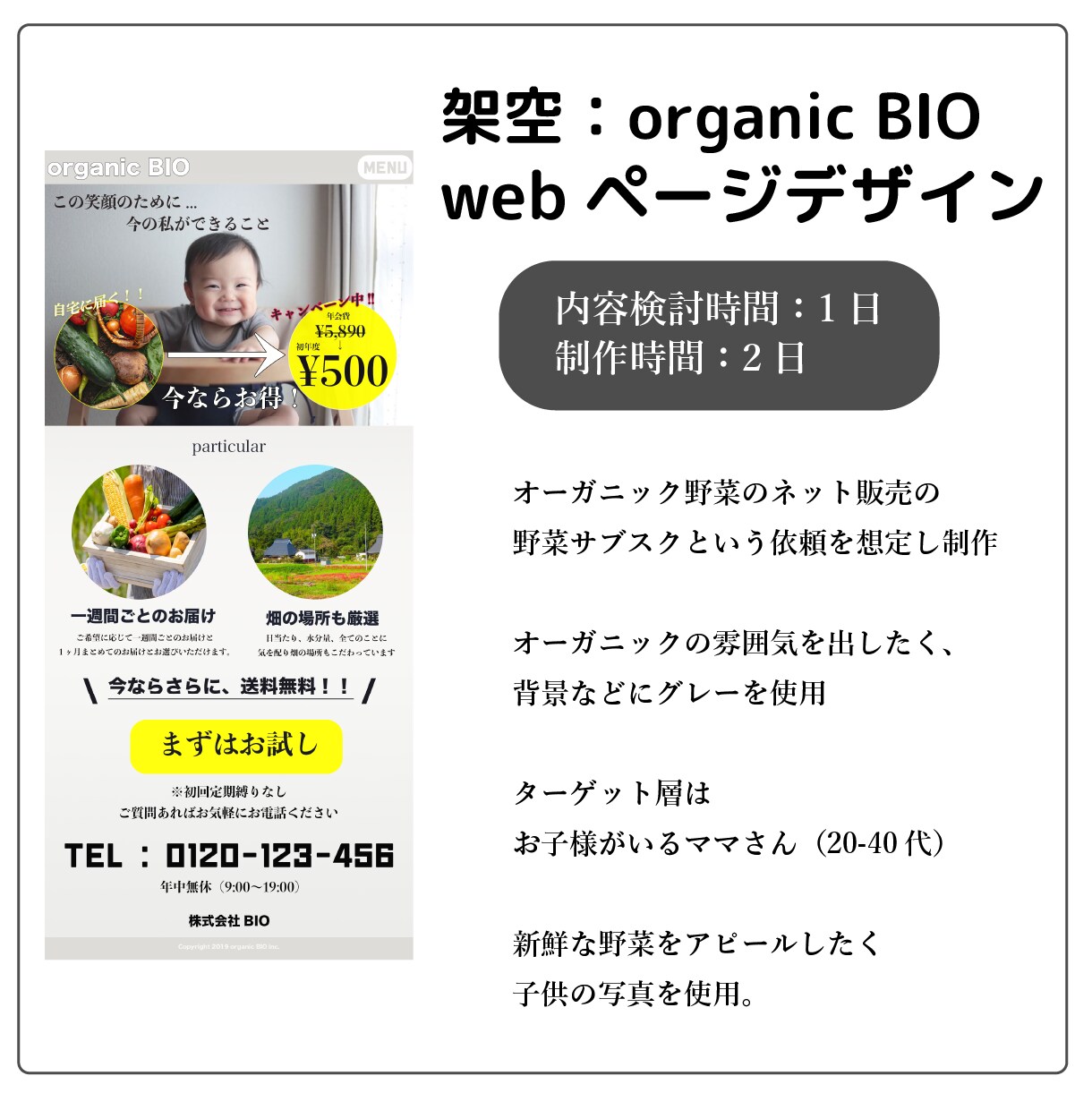 Web・LPデザイン制作｜デザインのみ承ります 2児のママが作る！1月限定モニター価格Web・LPデザイン！ イメージ3