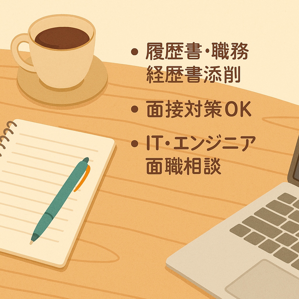 ビデオチャットでキャリア・転職相談に乗ります 現役エージェント×エンジニアが二人でサポート♪ イメージ2