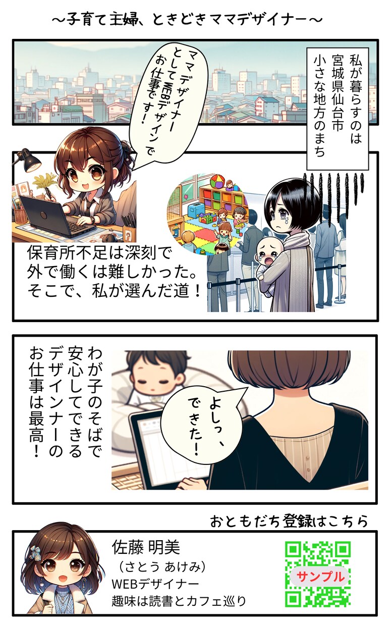 プロフィールをマンガ化！オリジナル名刺作ります 第１印象は１秒で決まる！印象に残る名刺で劇的に差をつけろ！ イメージ6