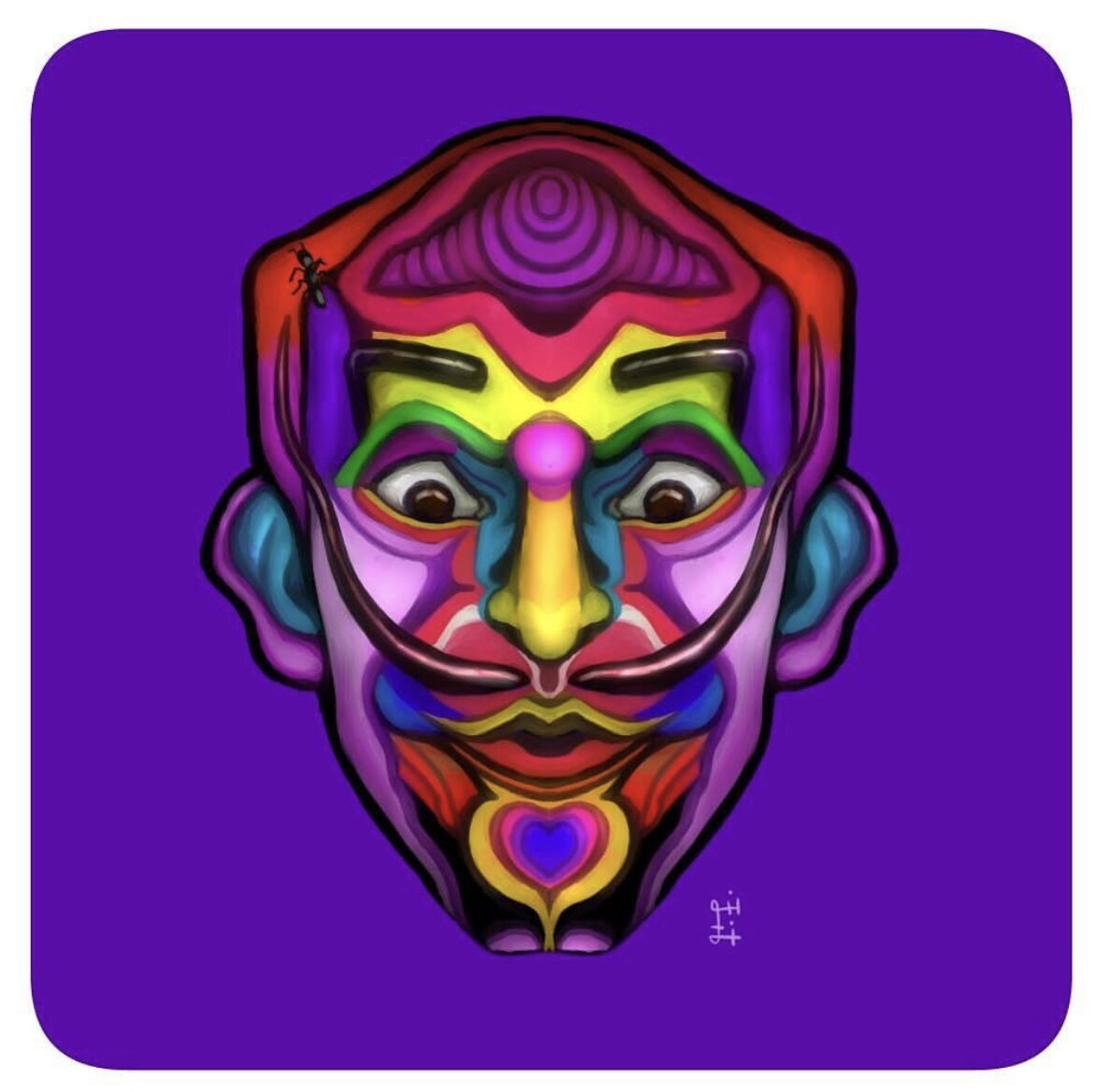 カラフルで個性的な人物イラスト描きます あっと目を引く人物イラストです♪ イメージ3