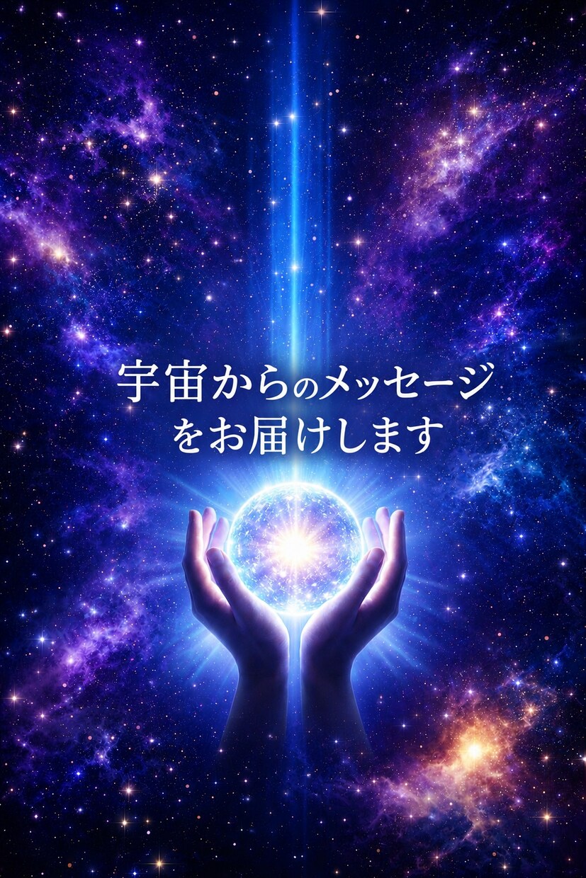 宇宙からのメッセージをお届けします あなたの悩みに必要な宇宙の答えを受信します イメージ1