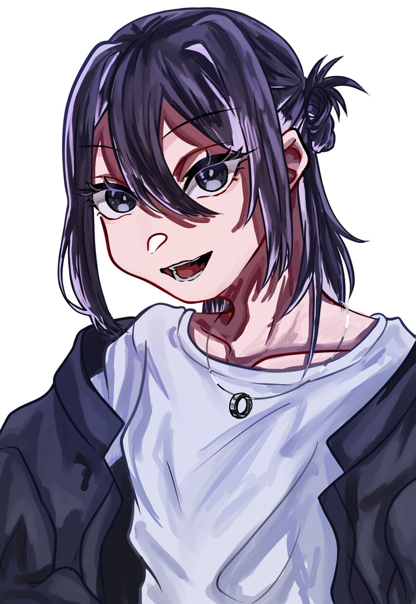 瞳の大きいキャッチーな絵を描きます あなたのためだけのイラストを描きます。絵柄指定も可能です。 イメージ1