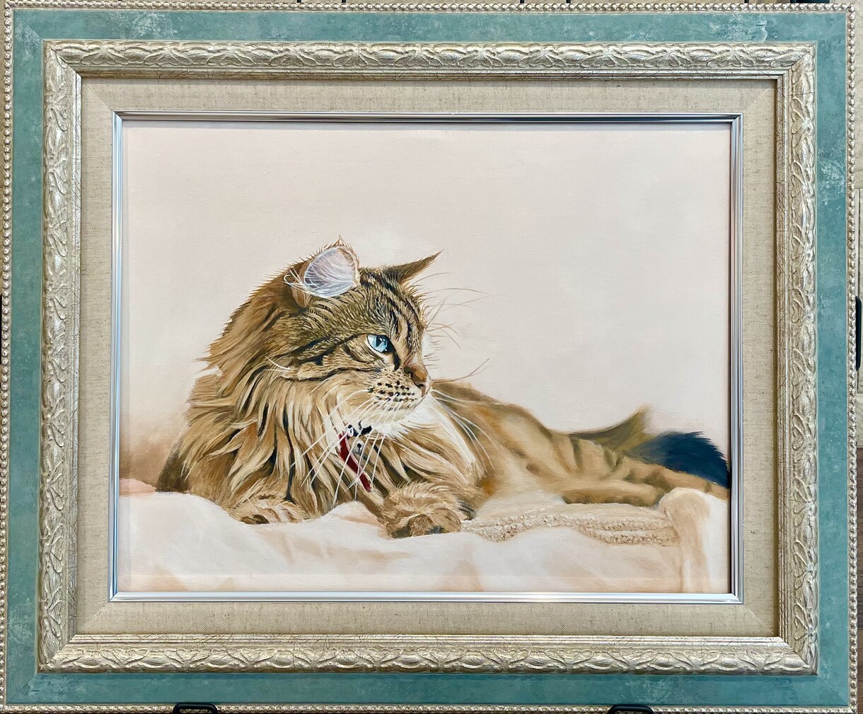 あなたの大切なペットの肖像画を油絵で描きます 油絵の醍醐味を身近に楽しんでいただける様リーズナブルに設定 イメージ3