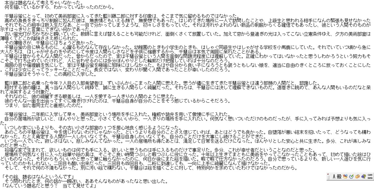 オリジナル10000文字(程度)小説を書きます※まずはDMでご相談ください※ イメージ1