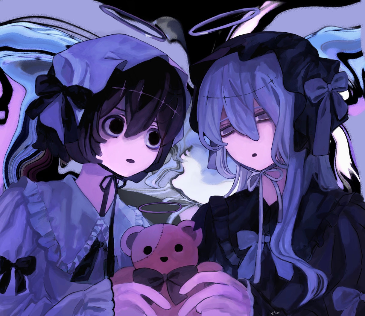 雰囲気のあるイラスト制作いたします 暗めで儚い雰囲気の作品を作ります。 イメージ6