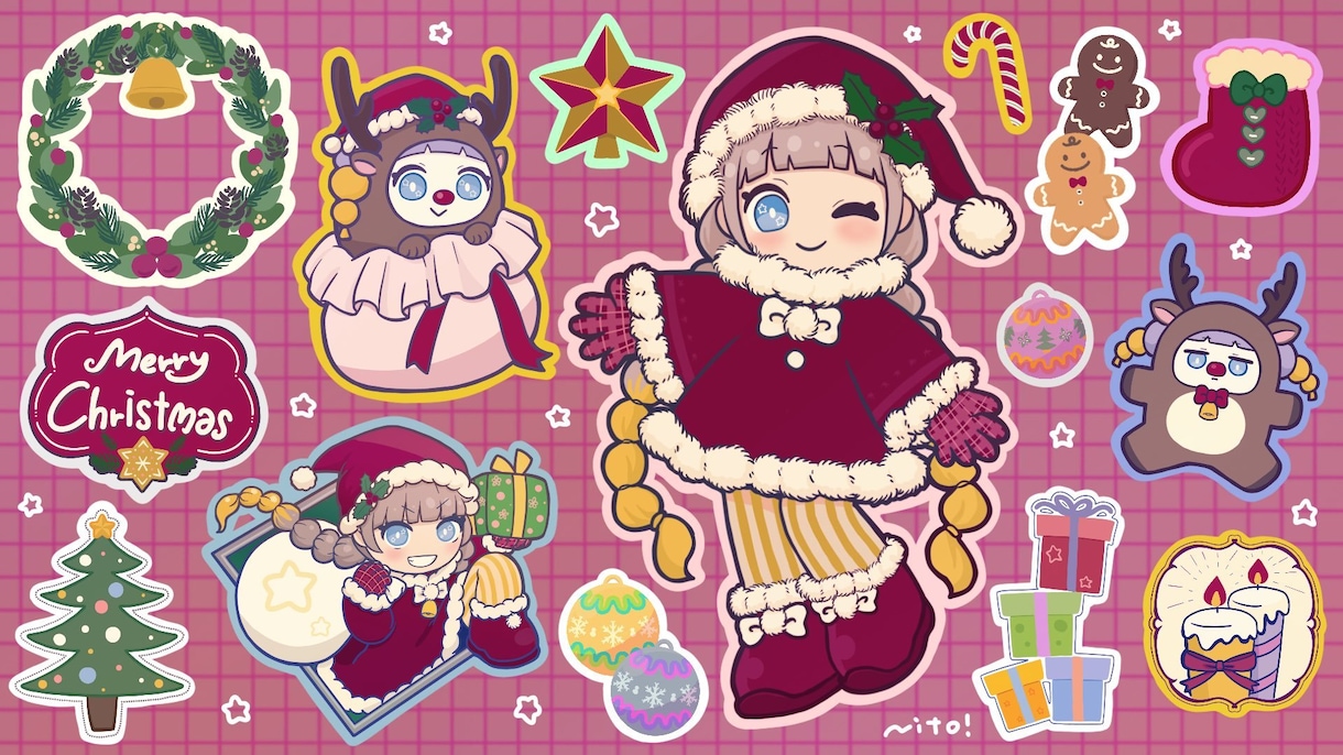 もちもちかわいいイラスト描きます CDジャケット、MV、Vtuber、プレゼント絵などなど！ イメージ5