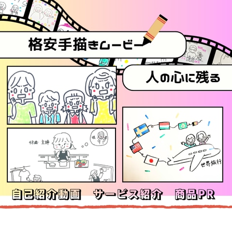 ホワイトボードで手描きアニメーションを制作します 原稿からお手伝い、しっかり打ち合わせ、ほんわかイラスト イメージ1