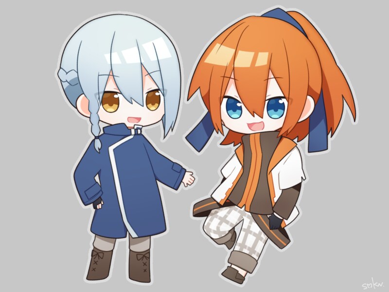 はっきりしたパキパキ絵柄のイラスト作成します アニメ調のイラスト、SDキャラの作成が可能です！ イメージ5