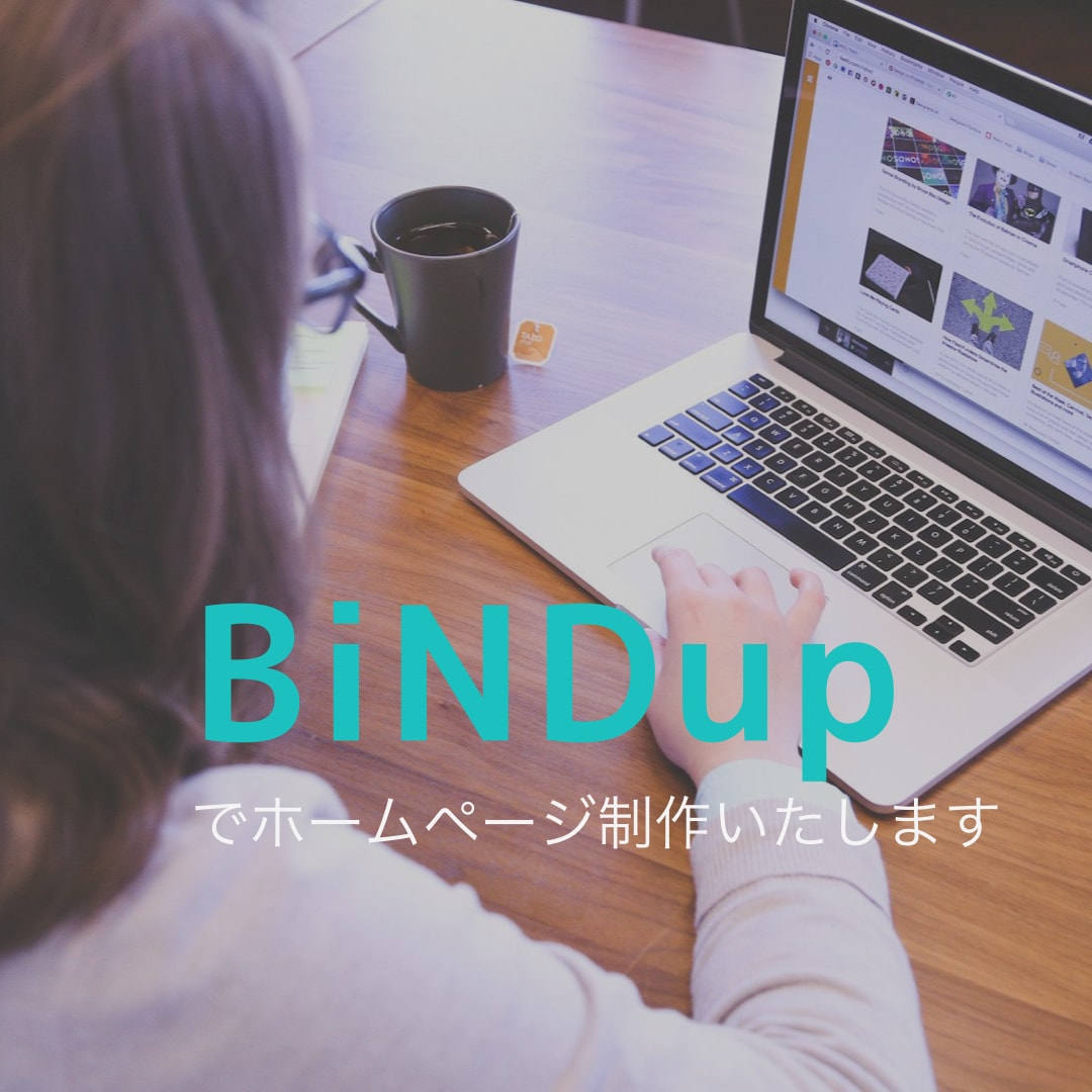 BiNDupでHP制作いたします コーポレートサイト、LPから個人の方まで イメージ1
