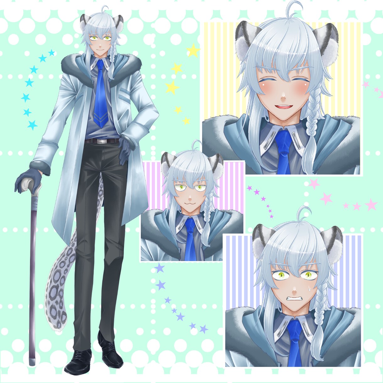 IRIAM・VTuber向け立ち絵描きます 個性的な絵柄で貴方のための唯一無二な立ち絵をお届けします！ イメージ3