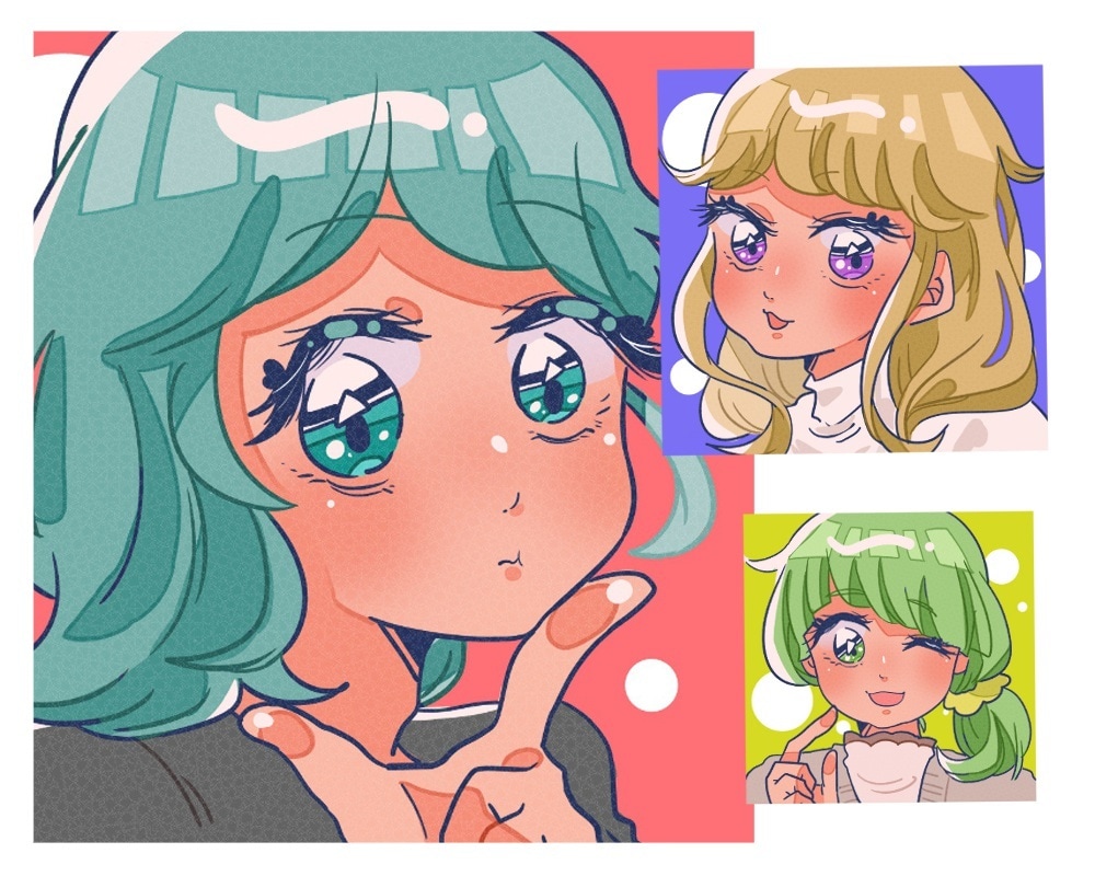 最短納品2日から！✐POPかわいいアイコン描きます POPでかわいい、貴方だけのアイコンを描かせていただきます！ イメージ5