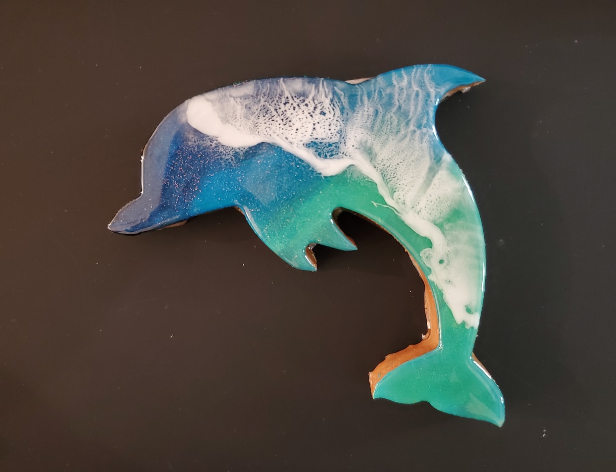 レジンアート受注生産致します 海をテーマにした綺麗な作品です。 イメージ9