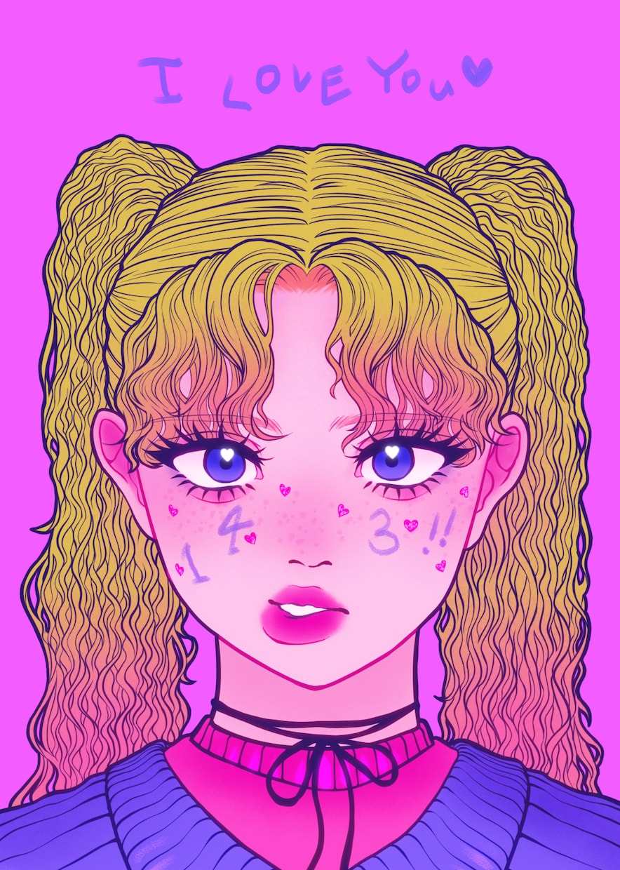 ポップでおしゃれな人物イラスト描きます おしゃれな人物イラスト描きます★MV、アイコン、記念日に イメージ1