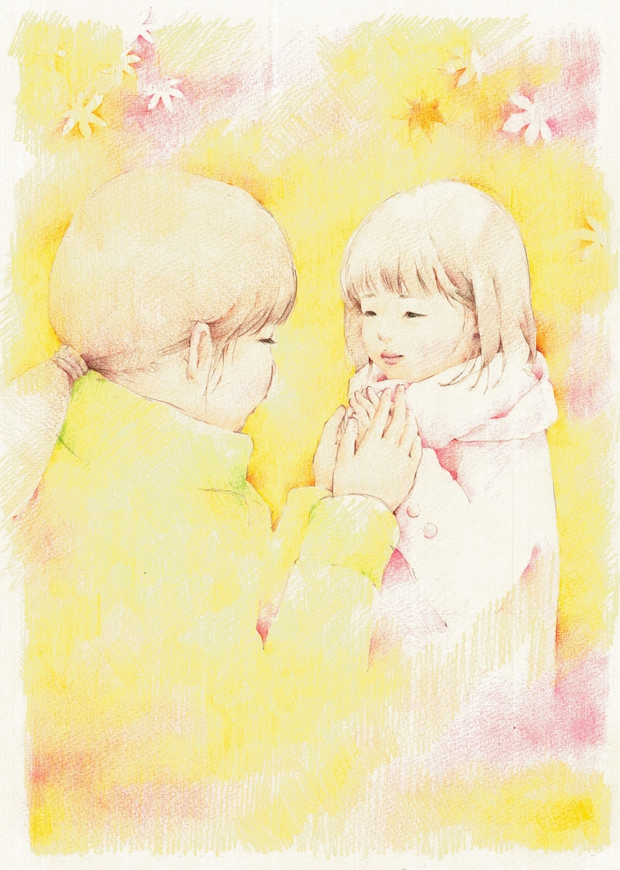 色鉛筆画、イラスト、似顔絵、グラフィックを描きます お子さんやご両親、ペットの似顔絵を温かみのある色鉛筆画で イメージ6