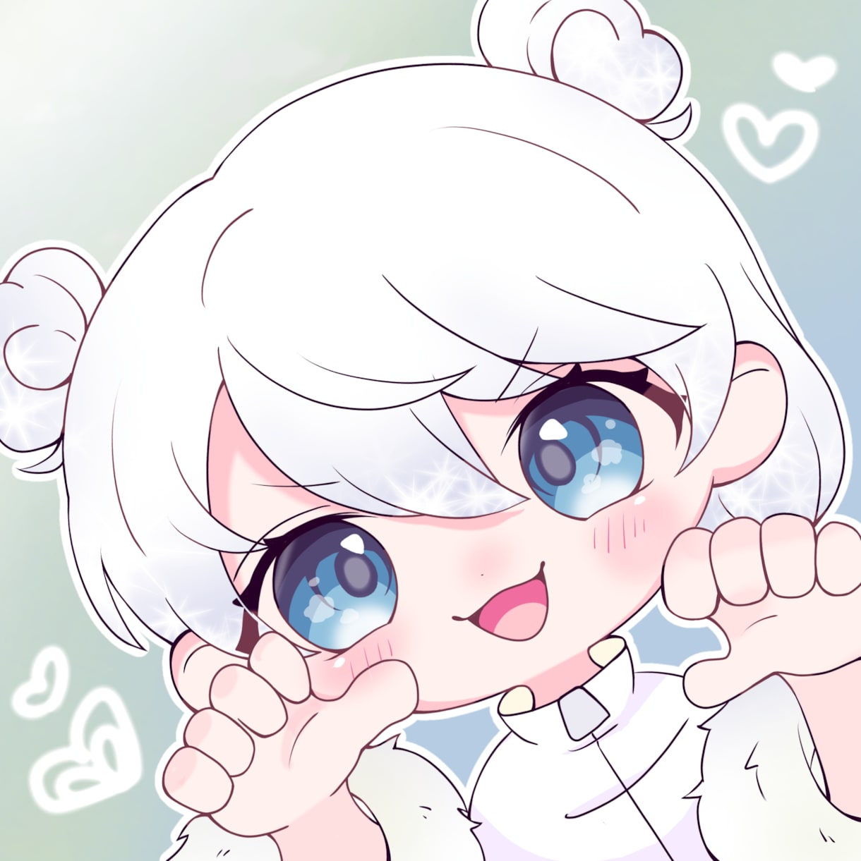 かわいいミニキャライラスト描きます ふんわりやさしいアイコンいかがですか！ イメージ4
