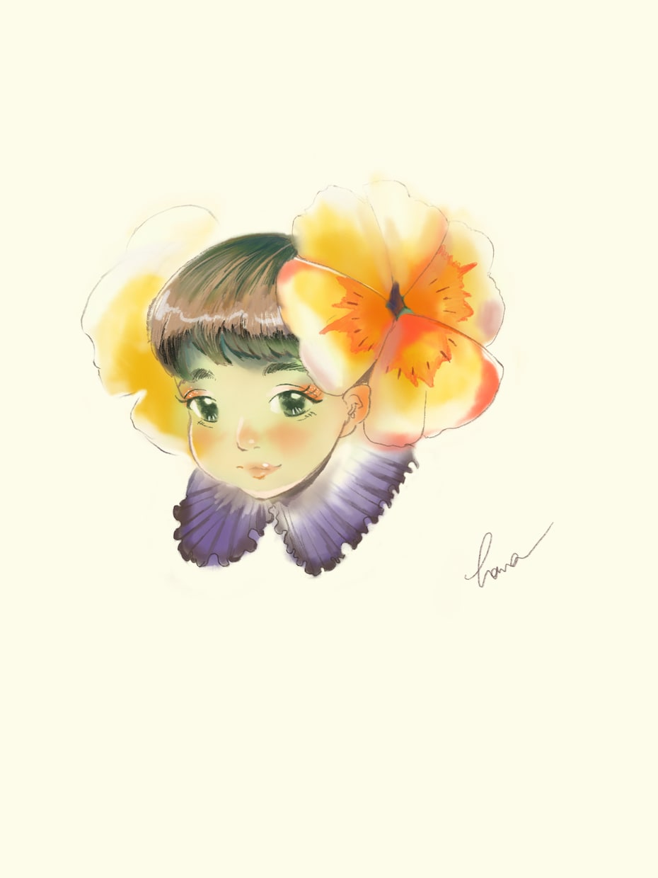 柔らかくあたたかみのある似顔絵描きます 水彩画で、その人らしさを表現します イメージ10