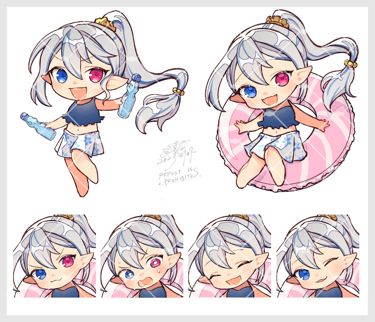 ミニキャラ描きます ~かっこかわいく爽やかでキラキラなミニキャラ~ イメージ4