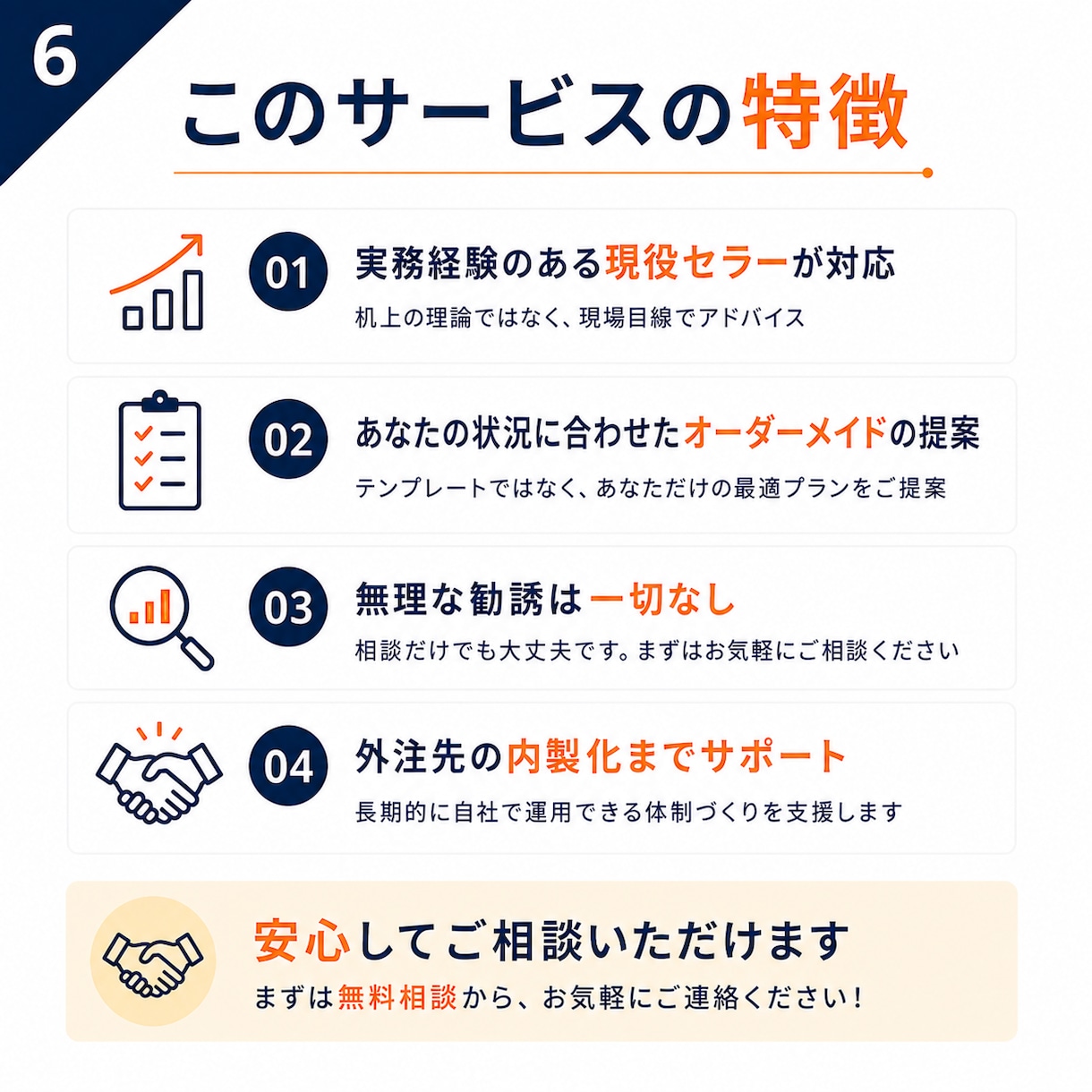 Amazon販売・運用のお悩みを60分で整理します 現役セラーが状況を整理し「次にやること」を一緒に考えます イメージ6