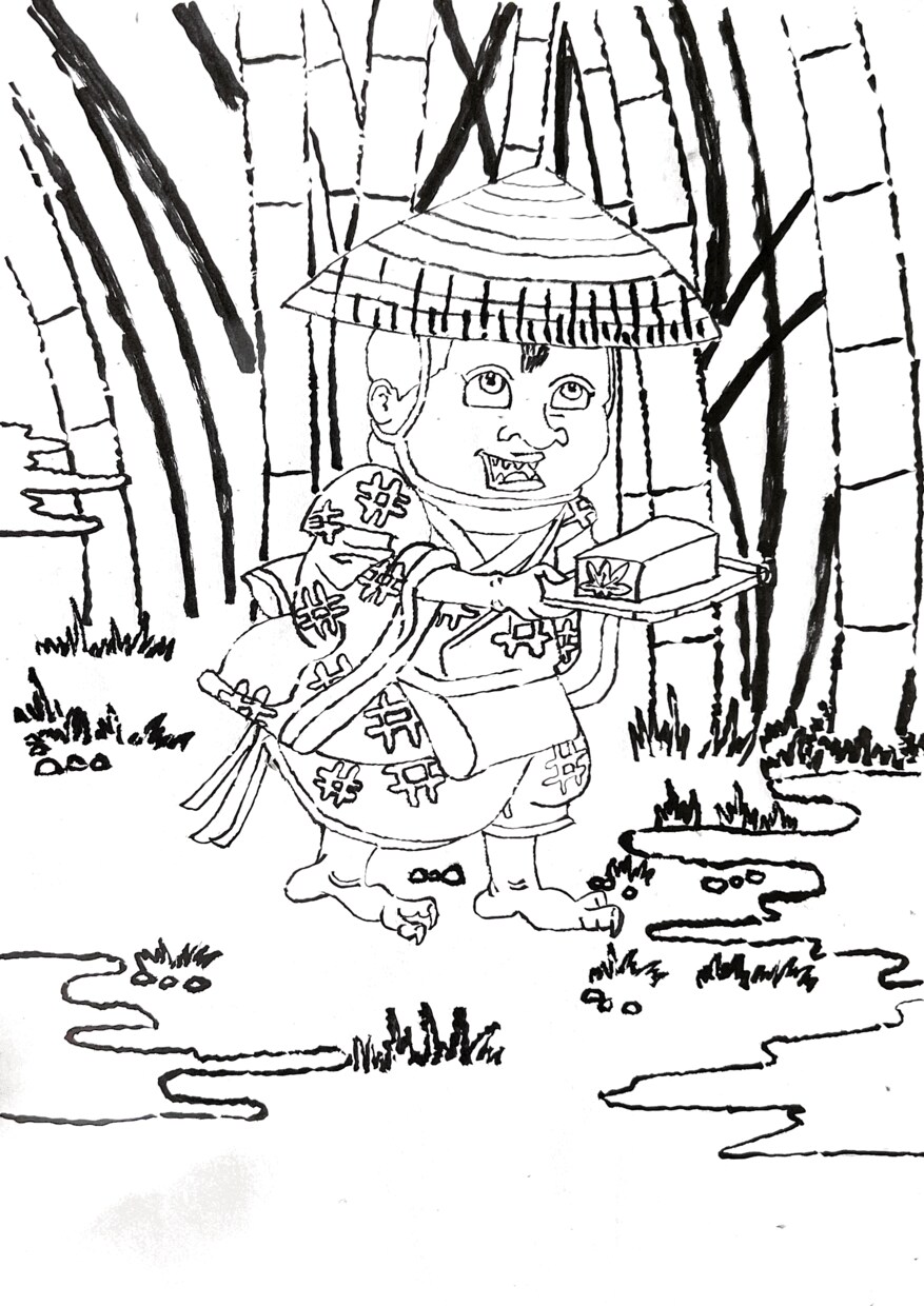 筆絵イラストを描きます 筆絵ならではの良さを見つけよう イメージ1