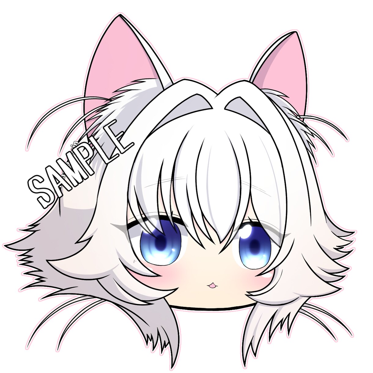 もちっとデフォルメSNSアイコン作成します もちもち可愛いキャラクターのアイコンイラストです！ イメージ9