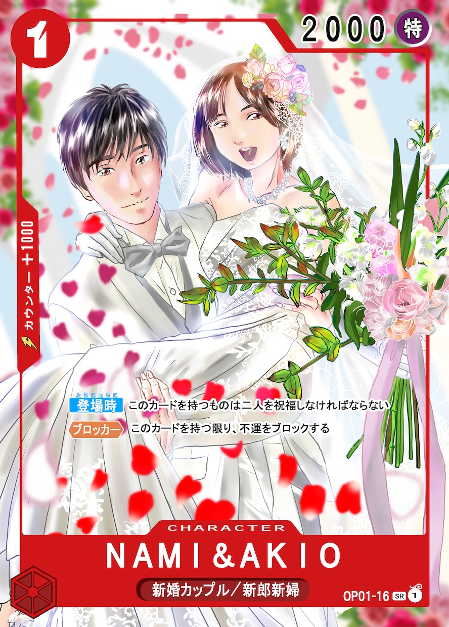 ワンピース風ウェルカムボード描きます その他ポケカなどのトレカ風ウェルカムボードも承ります イメージ5