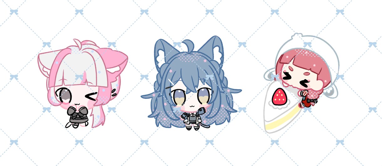 ちまっとまんまるなデフォルメ描きます ころころ手の上で転がしたくなるまんまるなデフォルメです！ イメージ1