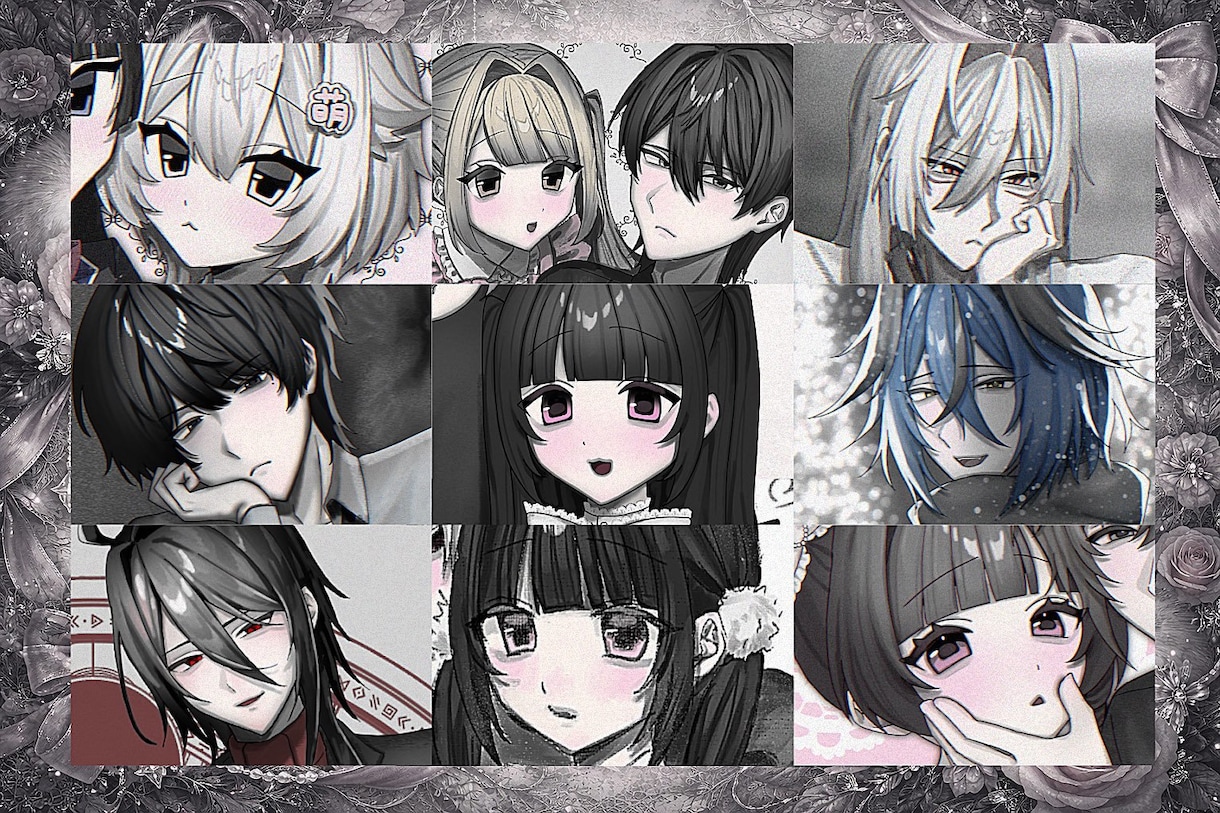 高クオリティ!!耽美!!立ち絵描きます 癖の無い絵柄で万人受け!!ゲーム立ち絵におすすめ◎ イメージ1