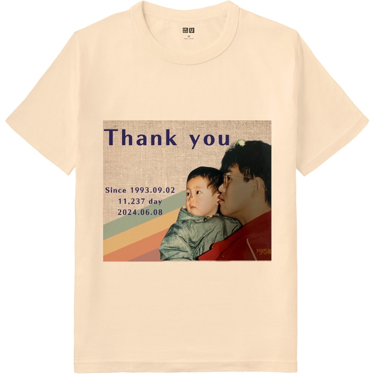 盛り上がる結婚式の両親贈呈品用のTシャツを作ります 思い出に残る両親贈呈品で他とは被りたくない方に是非！ イメージ4