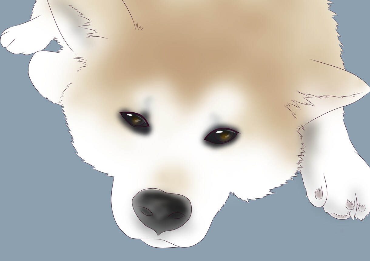 お写真を元にペットの似顔絵を描きます あなたのお気に入りの1枚がイラストに イメージ2