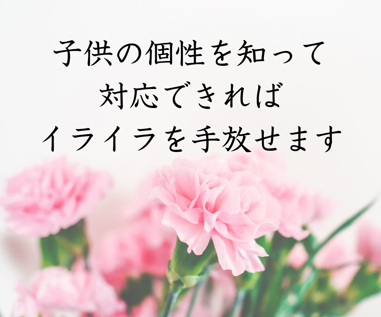 子育てのお悩み 個性から解決策を読み解きます 家族みんなのニコニコ生活応援隊 イメージ3