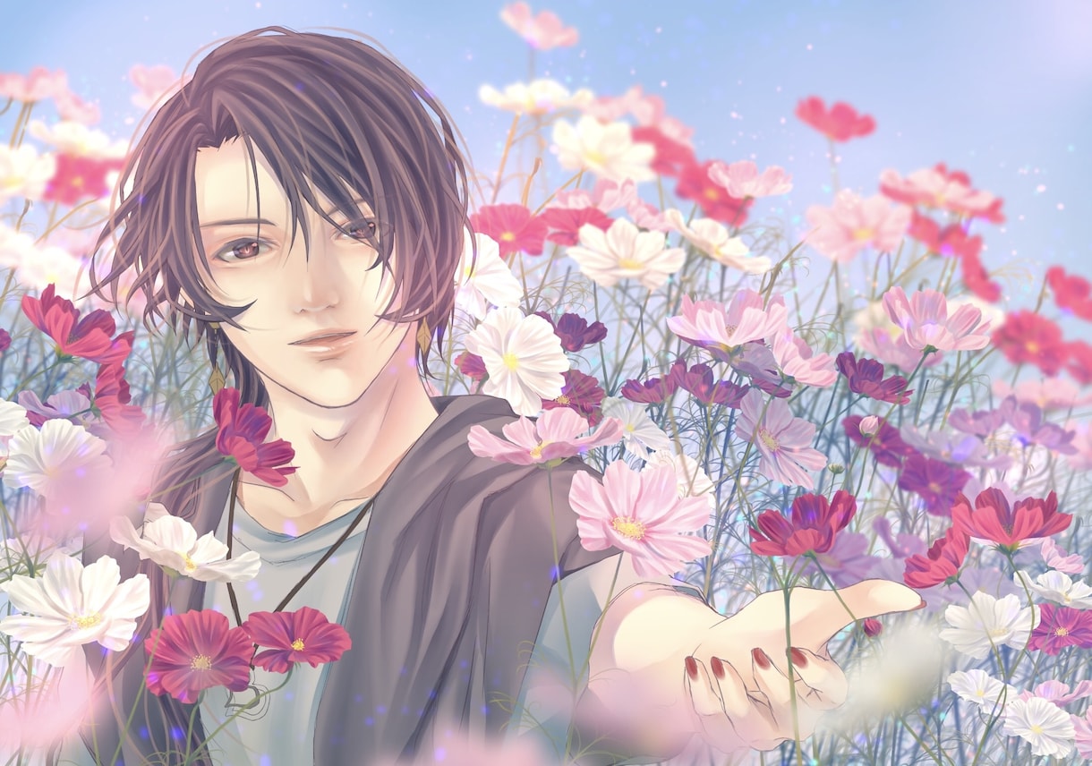 イラスト作成します 透明感のある花や人物のイラスト イメージ3