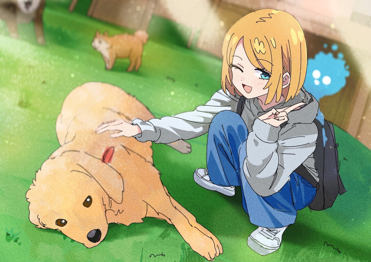 商用利用OK!かわいいアイコンや立ち絵を描きます ヘッダー、アイコン、動画配信など様々な用途に！ イメージ1