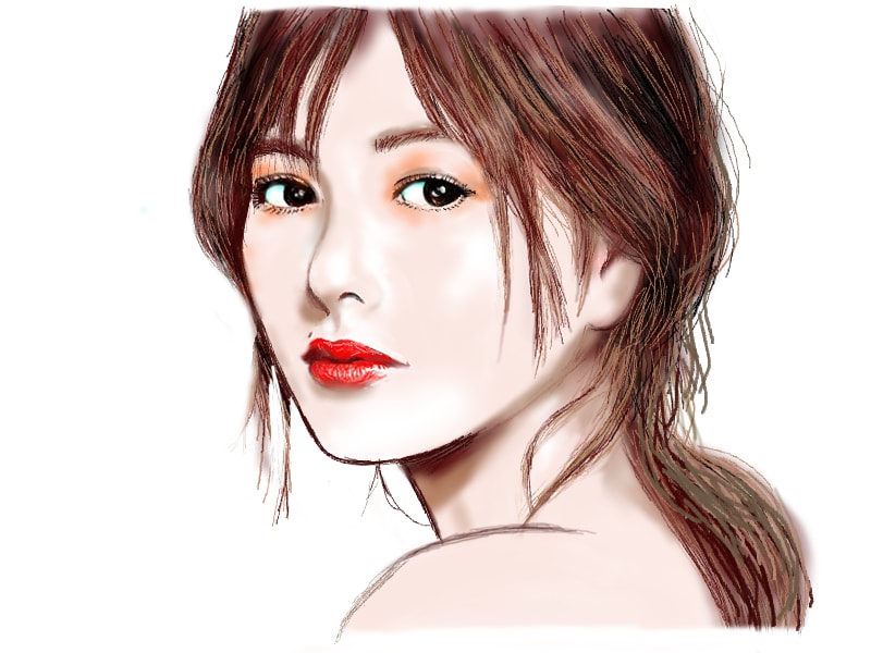 あなたの似顔絵 お描きします この際 顔の角度やチョットした表情を付けてみるのもアリです イメージ2